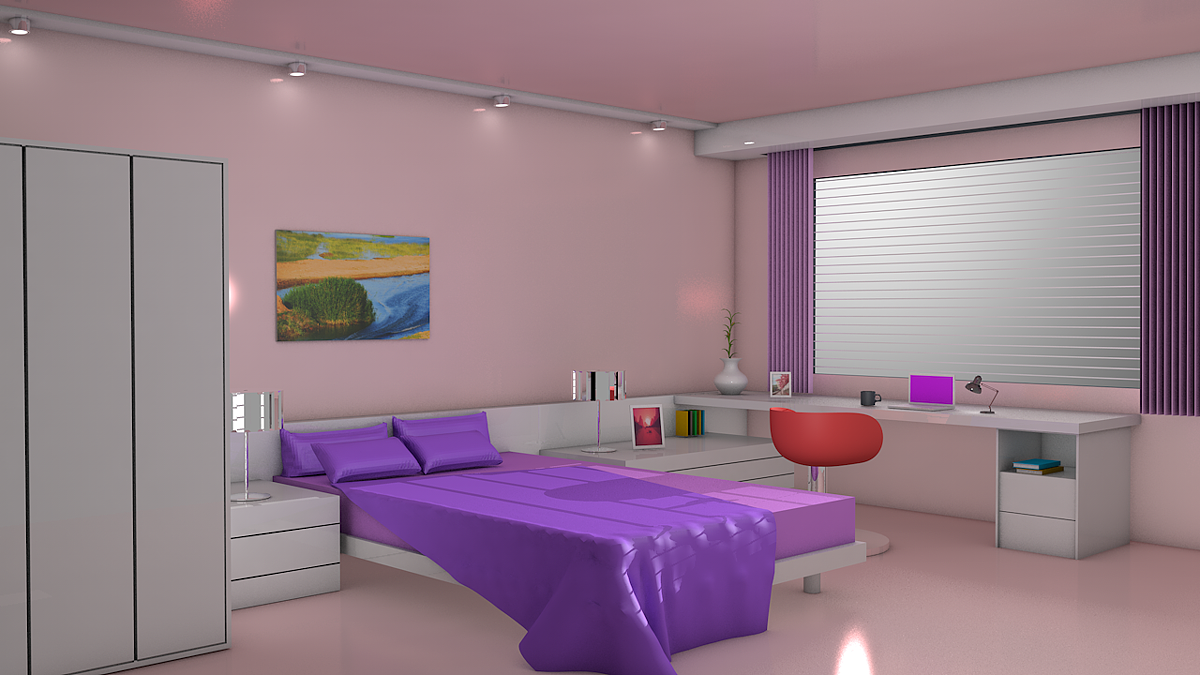 c4d室内渲染练习作业|三维|场景|伺机逗 - 原创作品 - 站酷 (zcool)