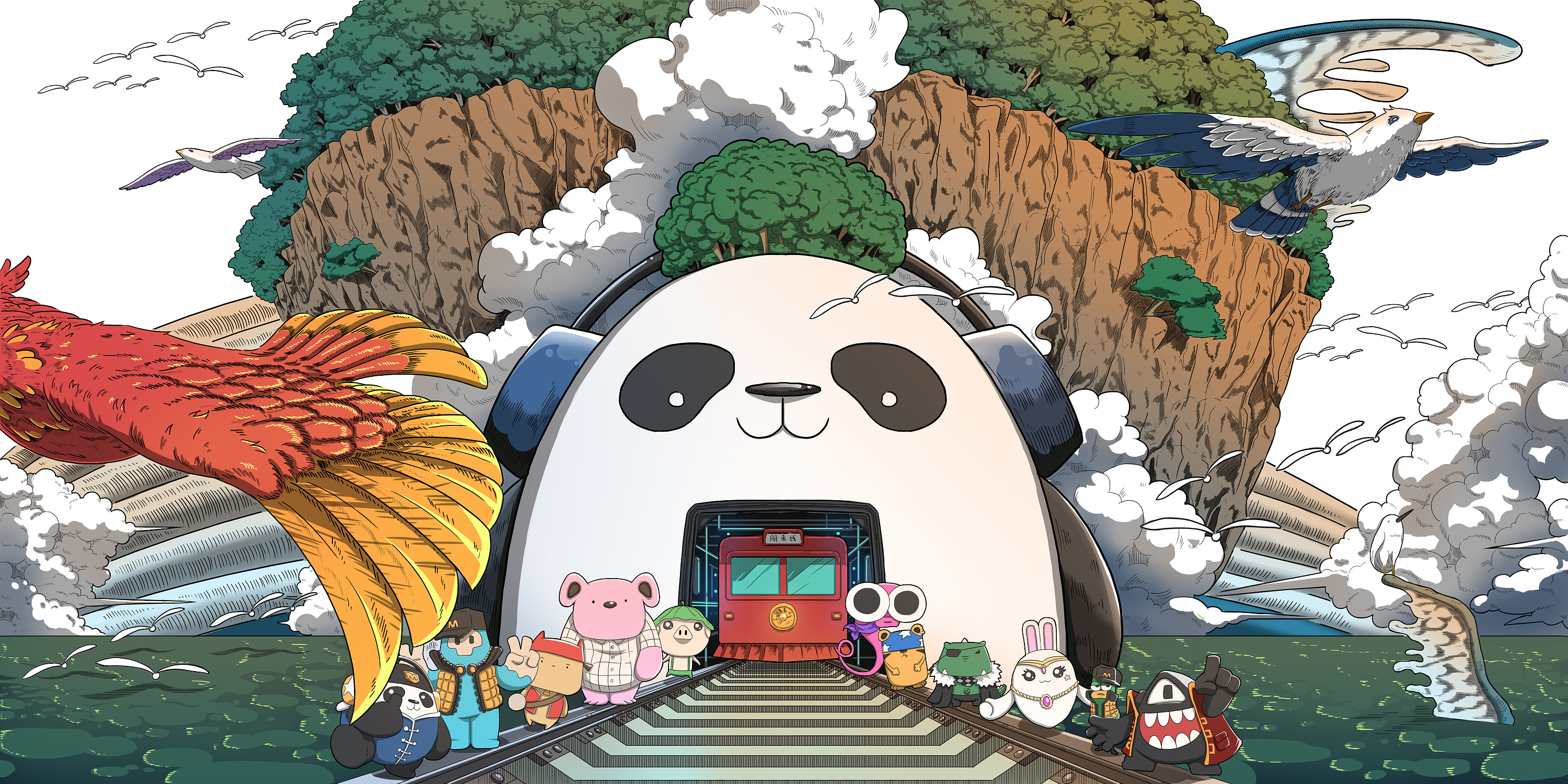 麦克熊猫音乐岛初期设定