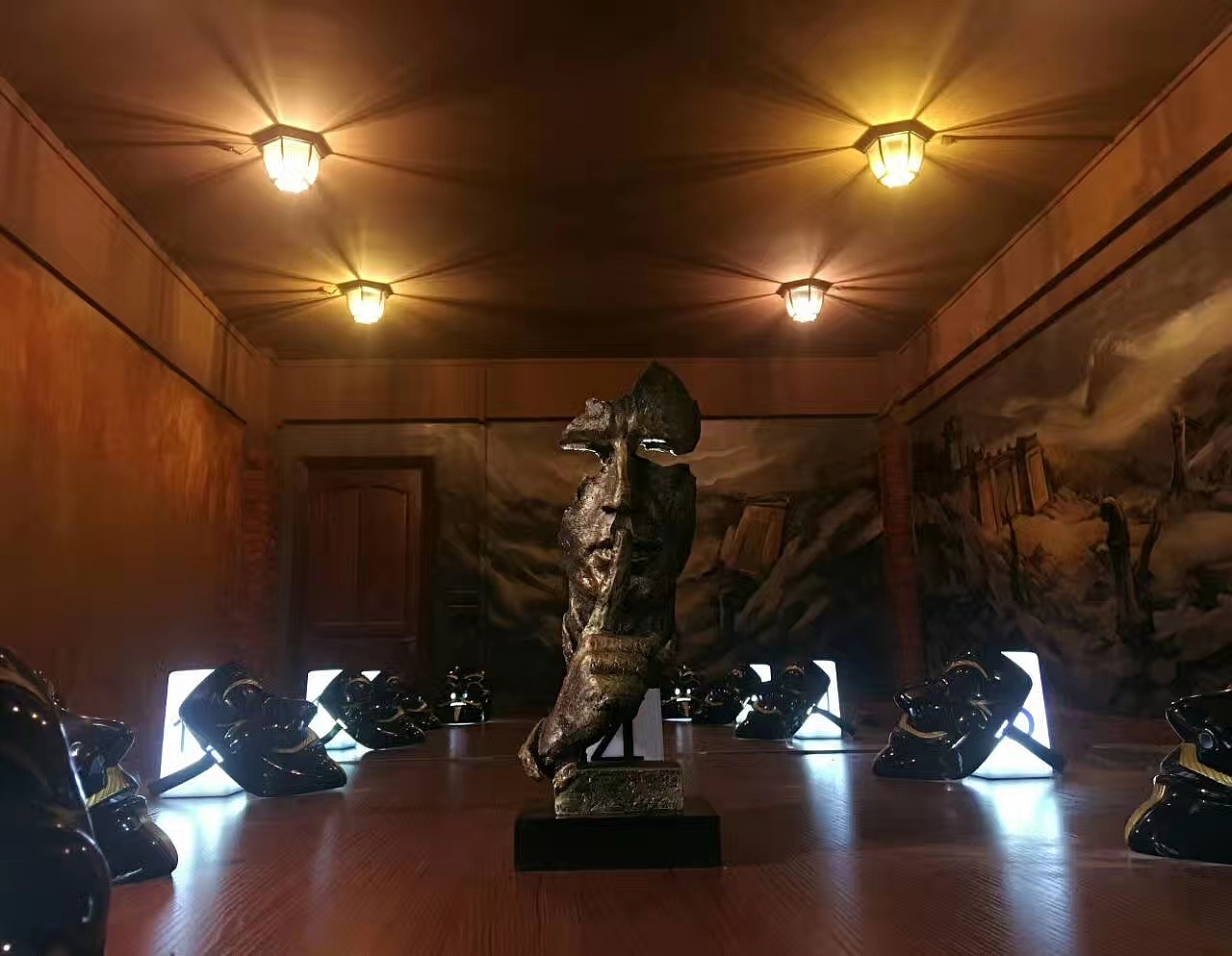 澄海老狼狼人杀俱乐部墙绘