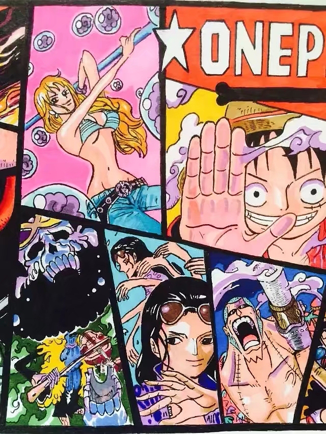 海贼王 插画 马克笔作品（图ZMTAwMjQ0MjA4） - 其他动漫 - 站酷设计师小柯手绘工作室原创素材 - 站酷ZCOOL