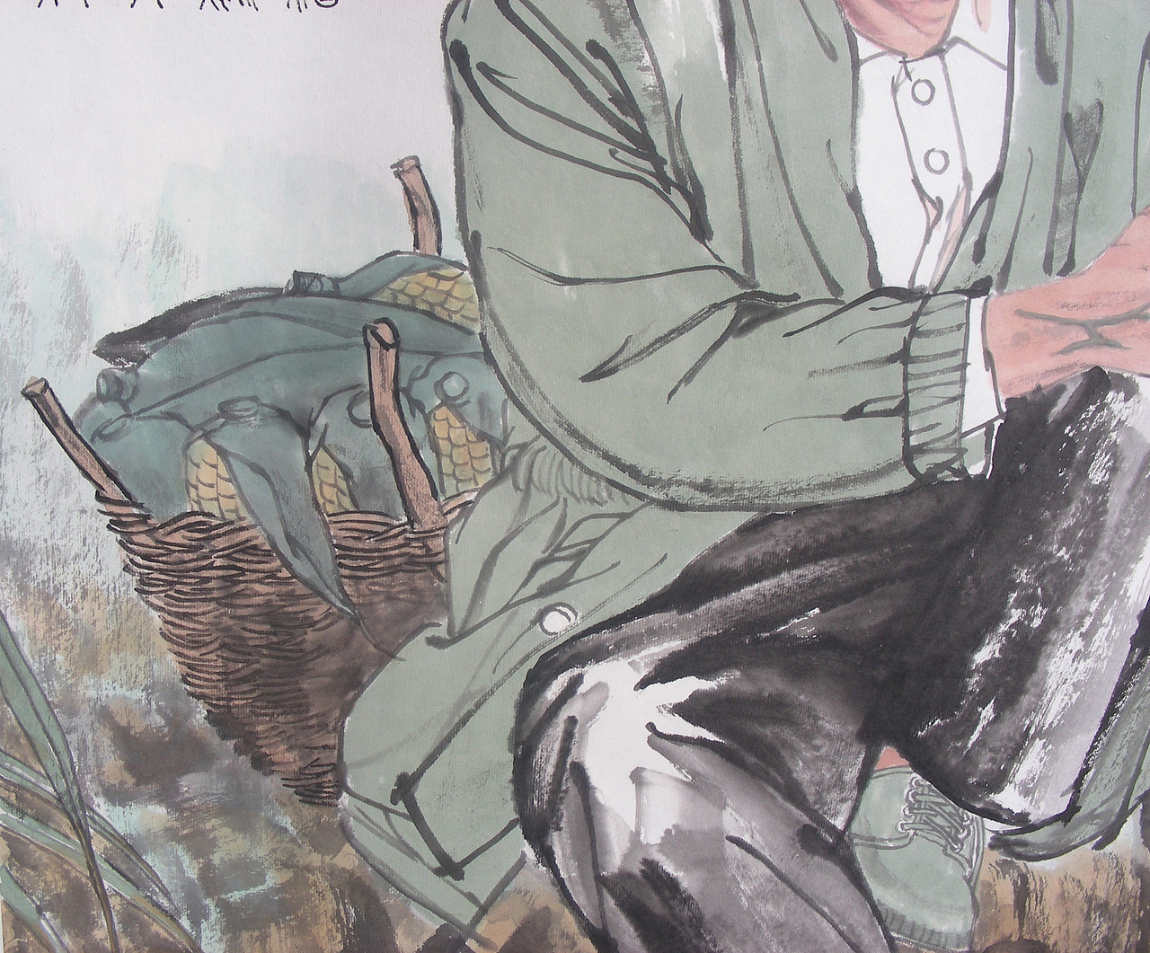 劳动者（图ZMjI4NjMxODA4） - 绘画 - 站酷设计师国画鹏哥原创素材 - 站酷ZCOOL