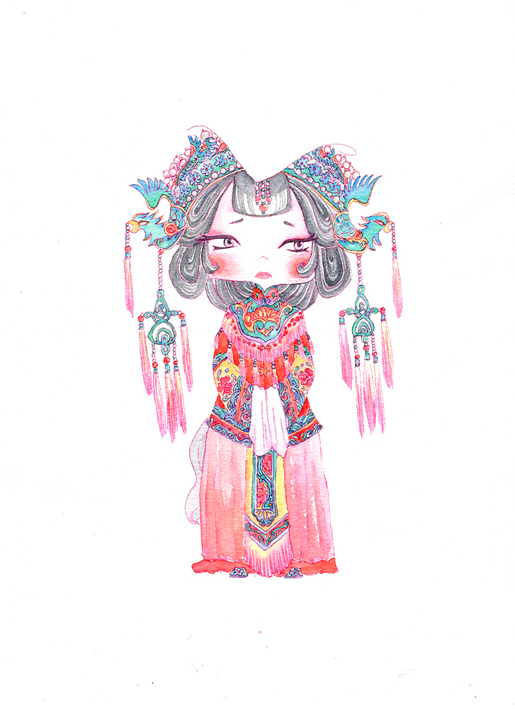 阿比小小新娘1凤冠霞帔