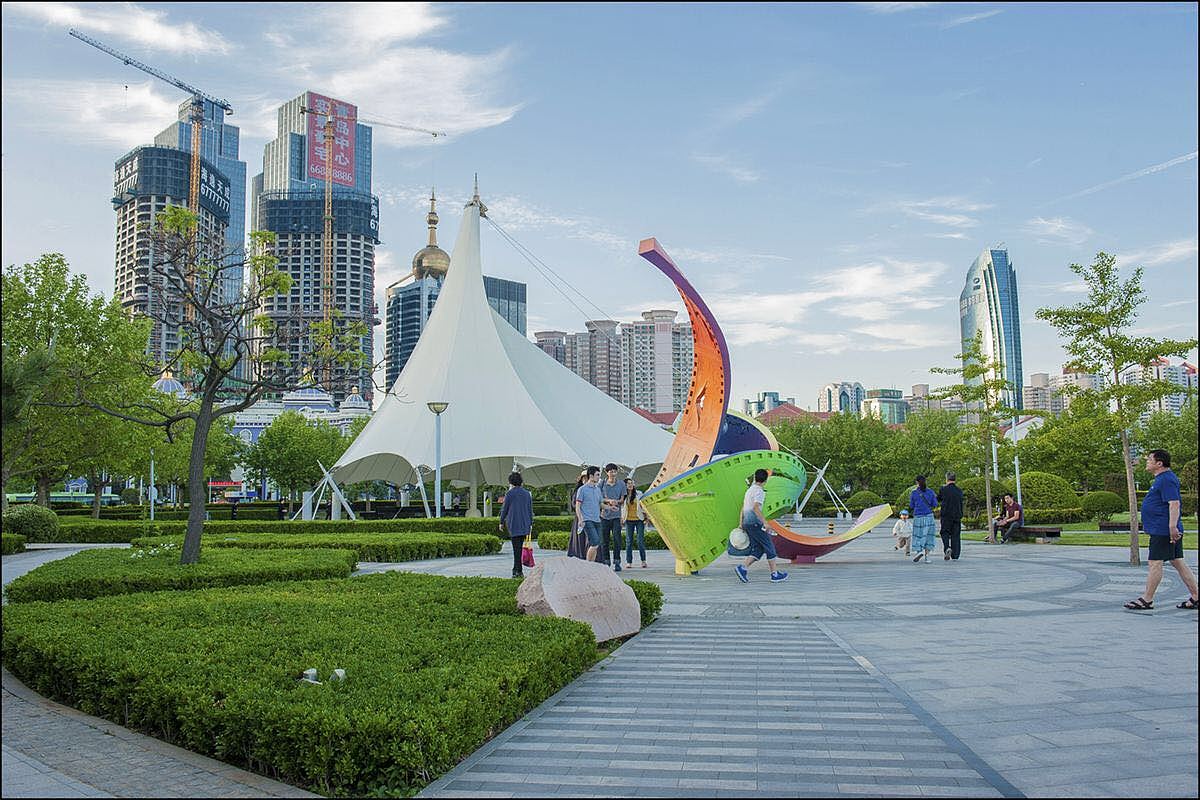 青岛七月广场手绘作品青岛手绘培训组