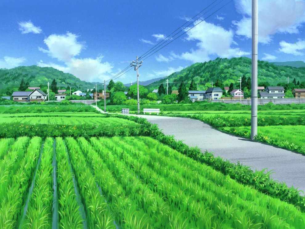 【场景 - 原画】村庄农田②
