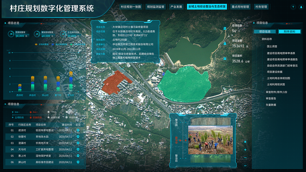 村庄规划数字化管理系统