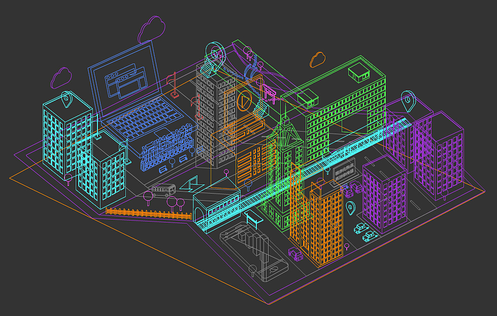 立体小地图练习