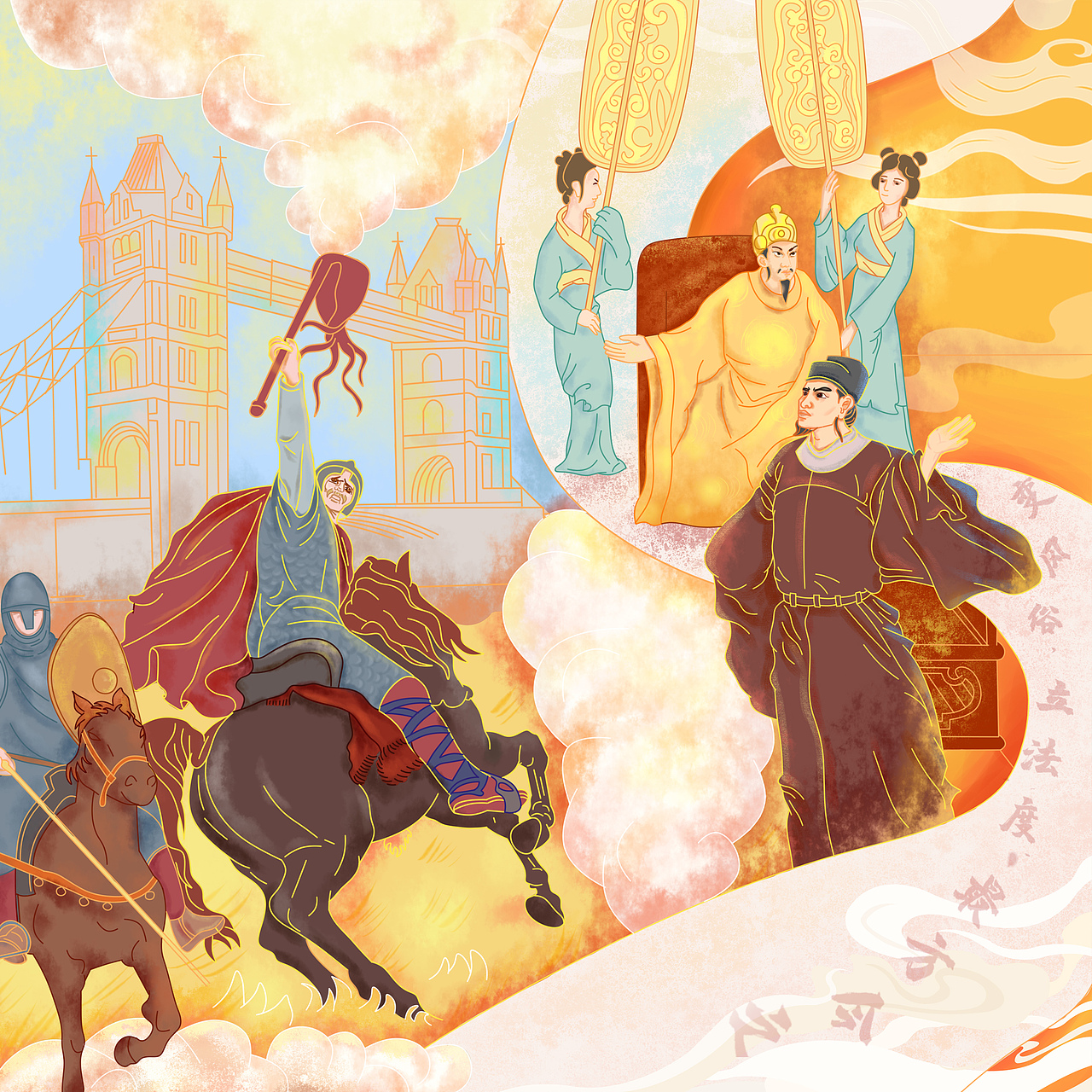 7月 流火 历史背景:&lt;br&gt;西方:&lt;br&gt;诺曼