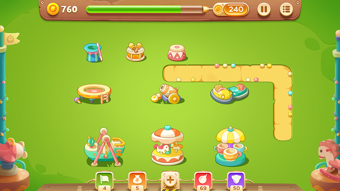 保卫萝卜3界面战斗场景