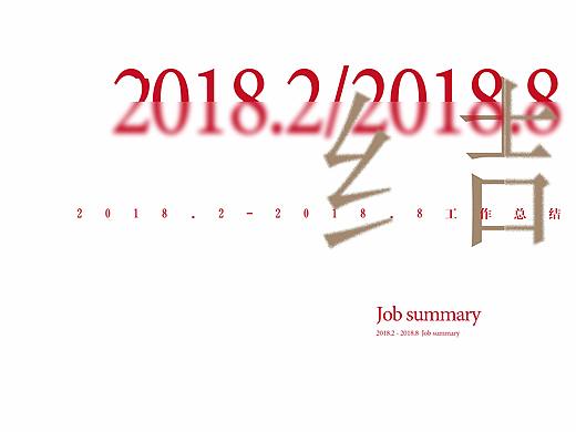 2018.2-2018.8 工作总结