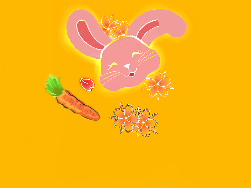 点点花瓣，萝卜兔兔（图ZMjU5Mjk5NTY0） - 创作习作 - 站酷设计师千筱原创素材 - 站酷ZCOOL
