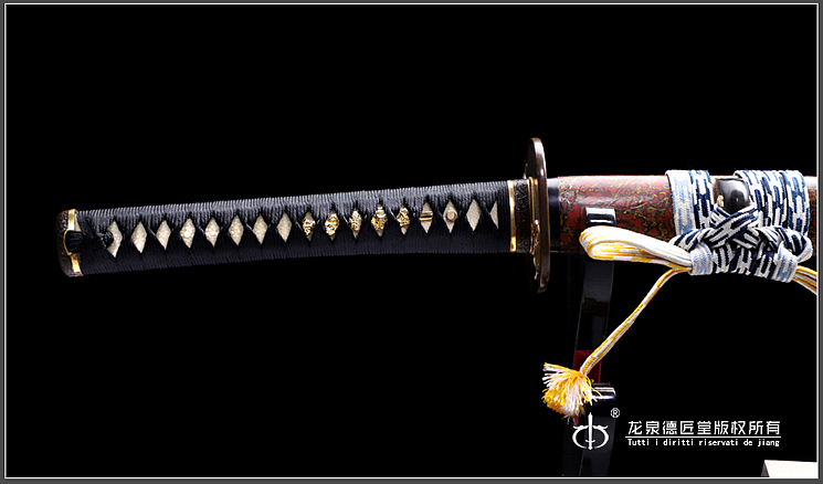 龙泉刀剑-吉冈打刀|自炼钢四方锻（DJ-1390）