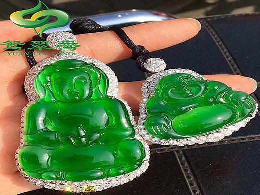 鸳翠鸯珠宝—【翡翠莲花观音】