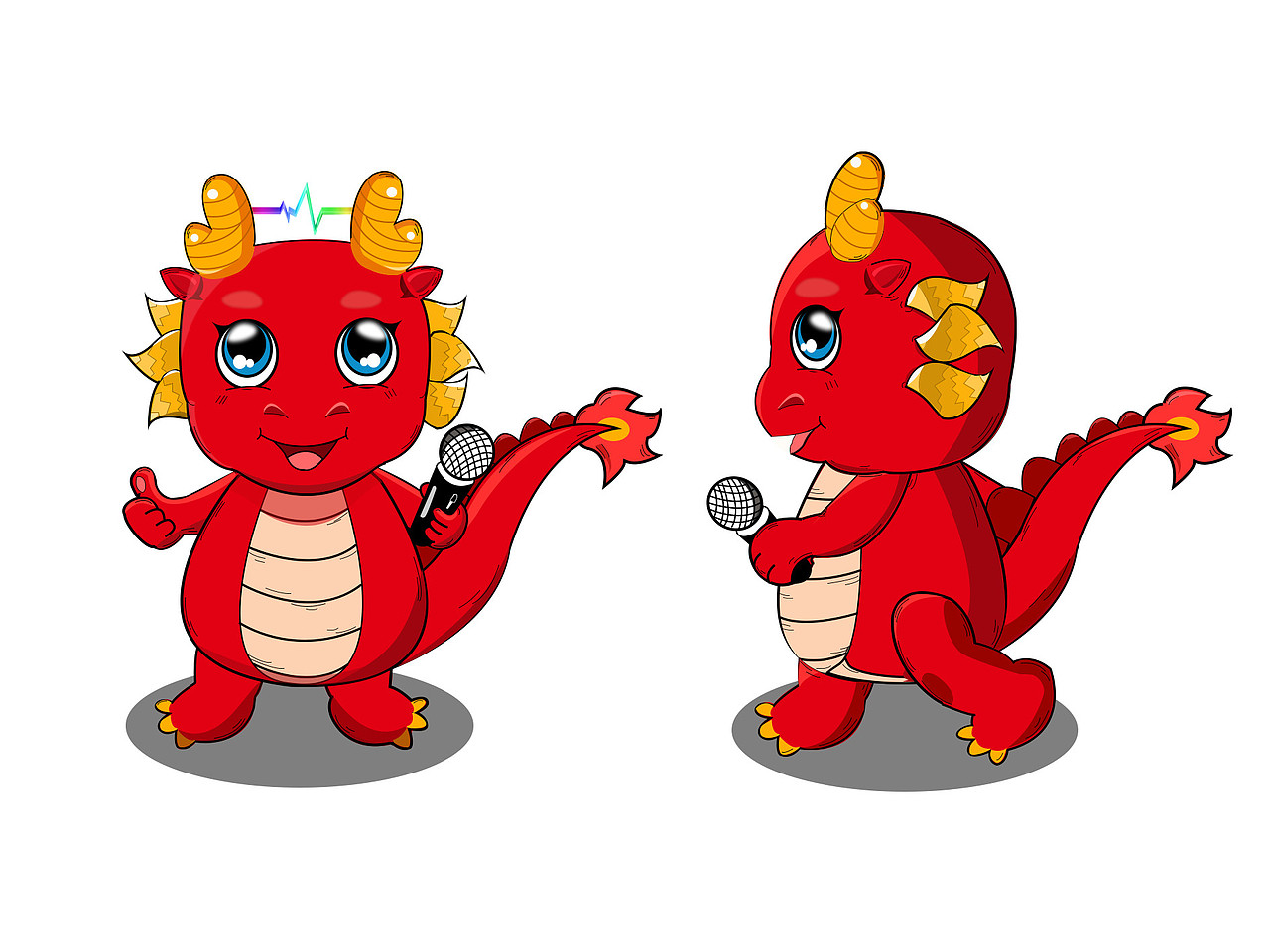 小龙人卡通形象设计