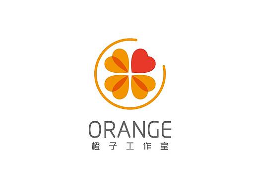 橙子亲子工作室logo设计