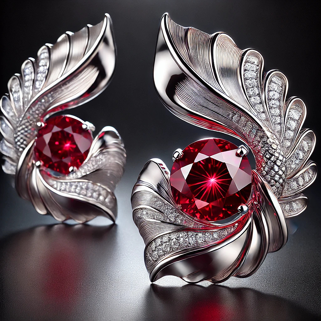 鸿运当头，锦鲤跃耳（纯设计）（图ZMzc2MDkxMzMy） - 首饰设计 - 站酷设计师猫朵设计原创素材 - 站酷ZCOOL