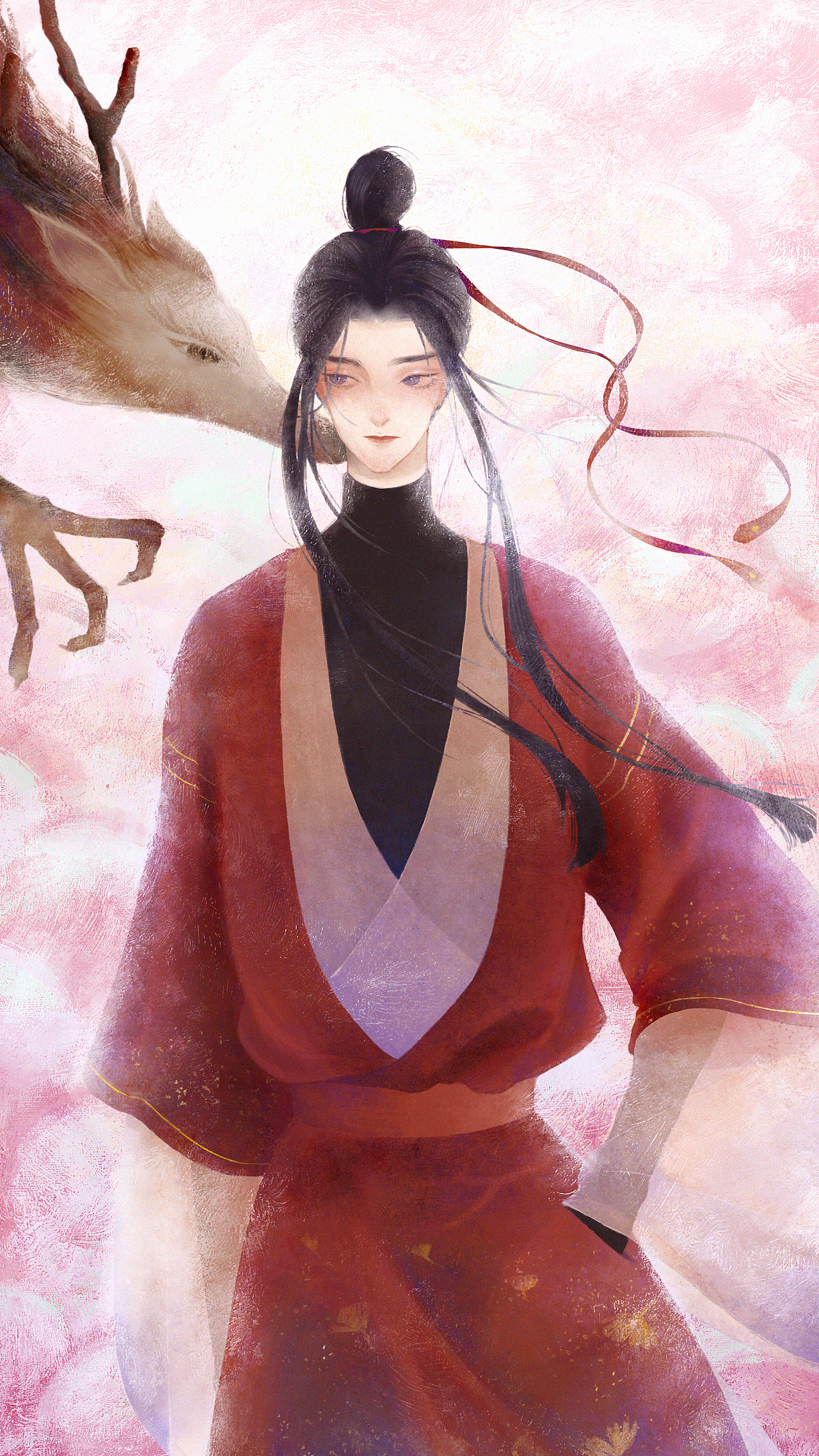 古风壁纸插画（图ZMjMzMjg3MjI0） - 艺术插画 - 站酷设计师病态自觉原创素材 - 站酷ZCOOL