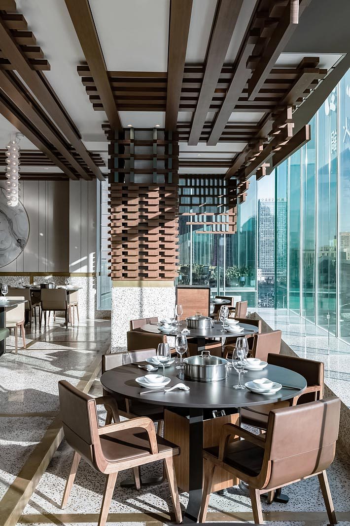 西安700平米火锅店装修设计图