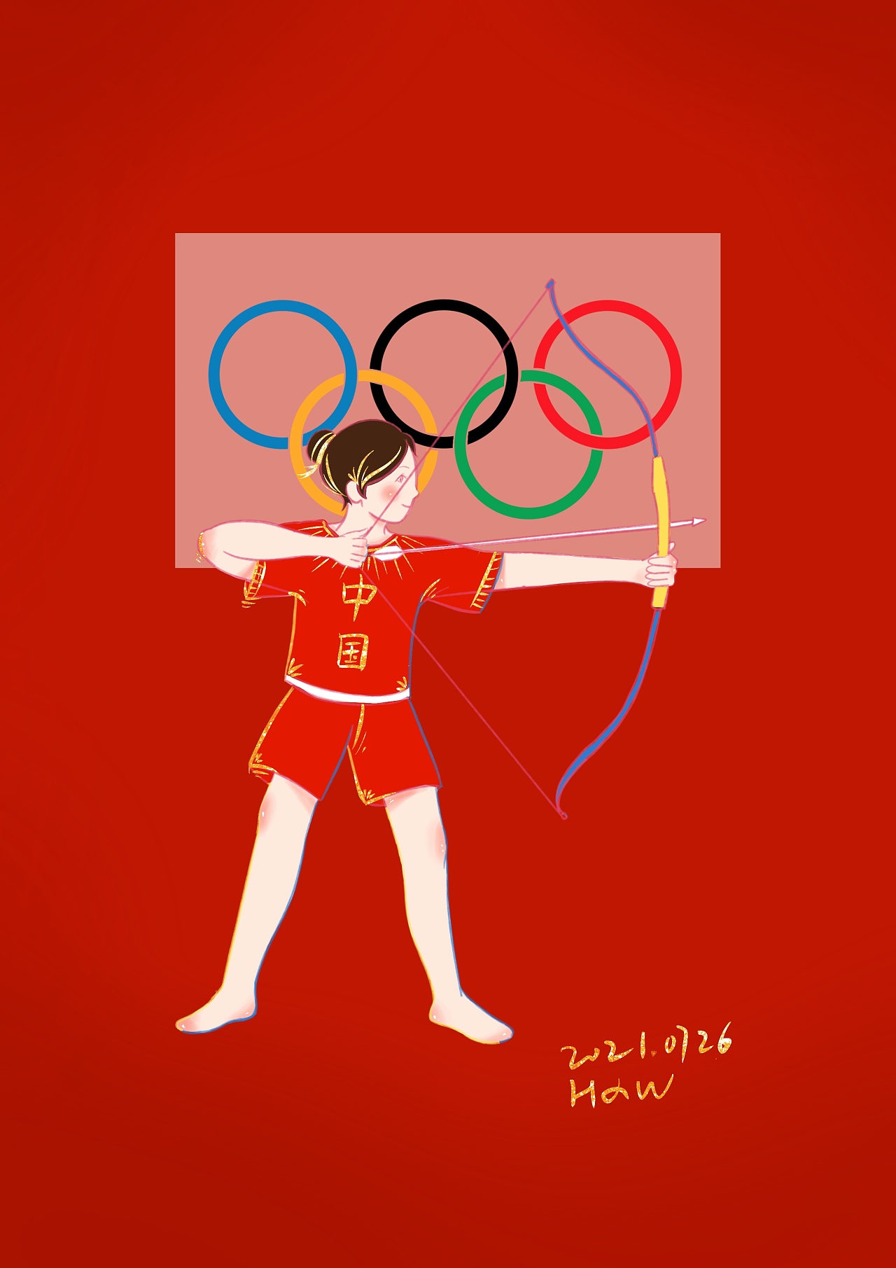 东京奥运/中国红