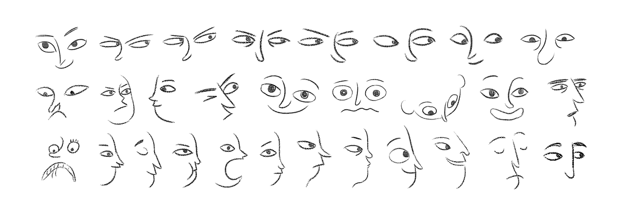 【宝藏】人物线稿笔记