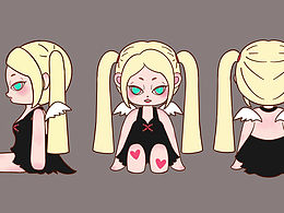 IP人物设计 欣欣子小魔女