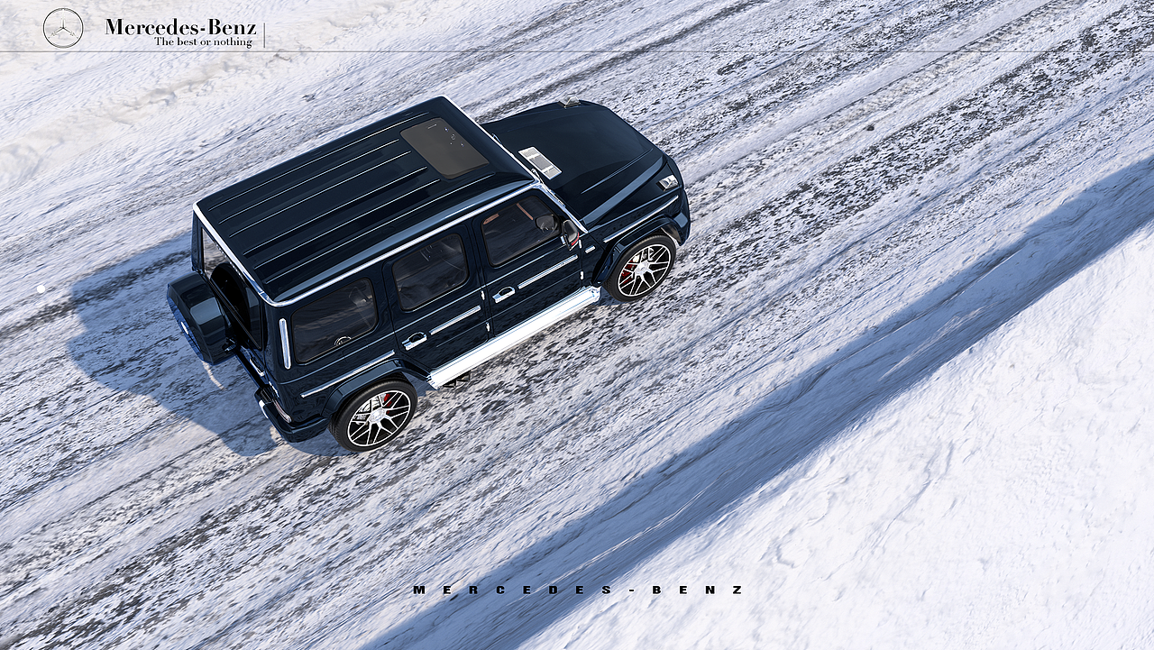 redshif渲染奔驰越野G63