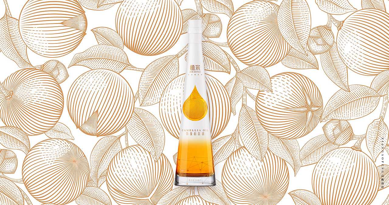 高鹏设计——高端山茶油食用油调味品包装设计
