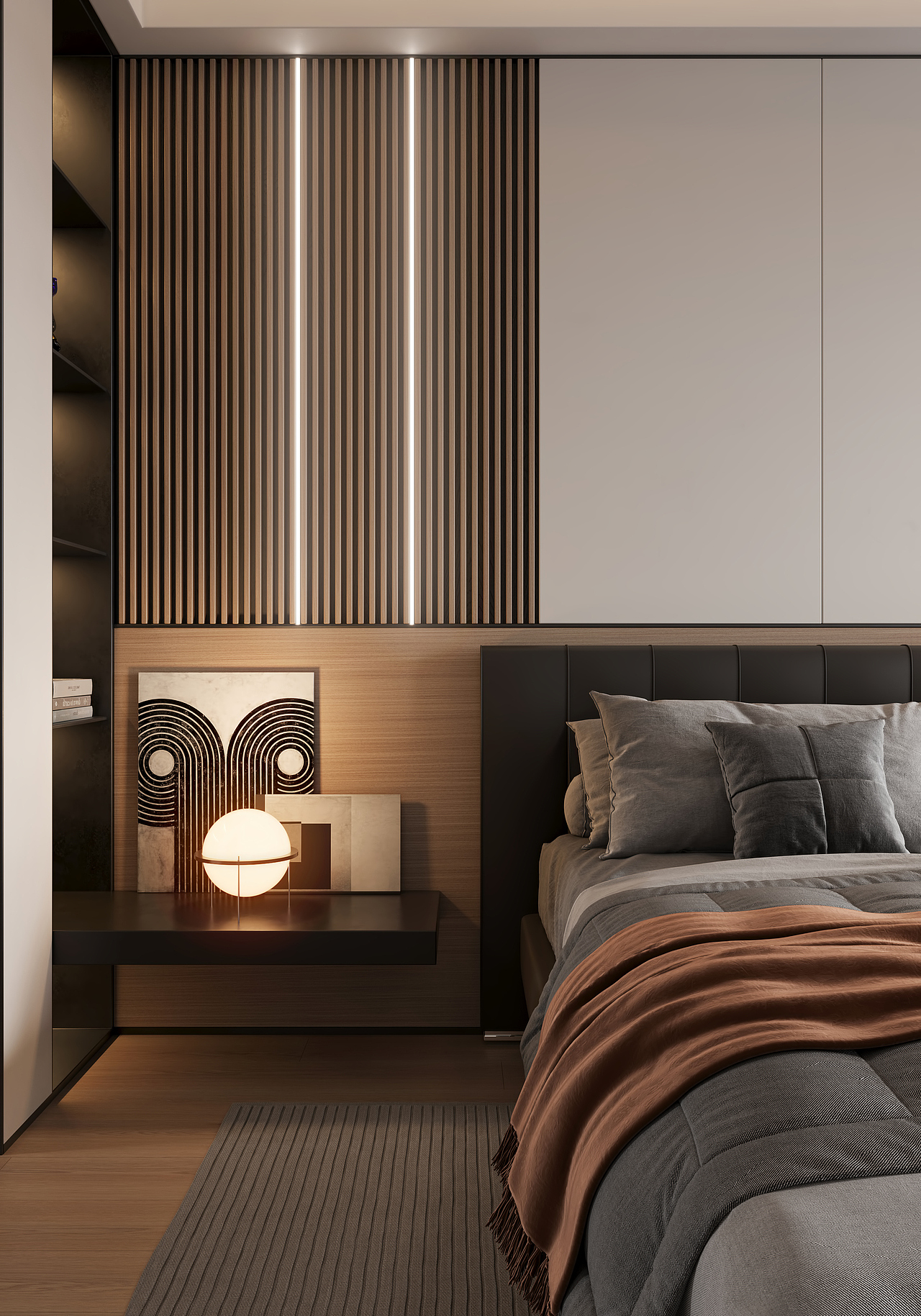 黑白灰客厅（图ZMzA4ODM0Mzg0） - 家装设计 - 站酷设计师痞老蟹原创素材 - 站酷ZCOOL