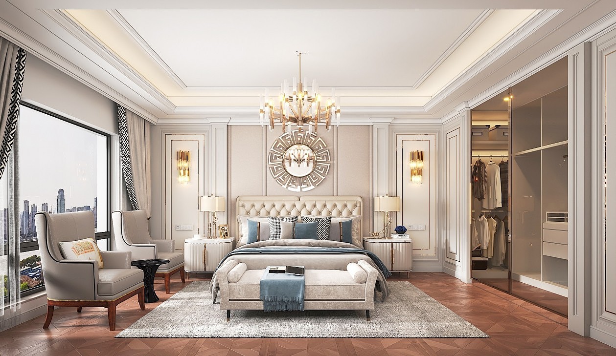 简欧风格效果图设计