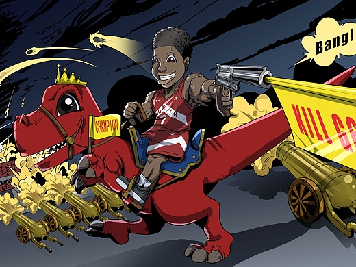 小钢炮 洛瑞 祝贺猛龙冠军