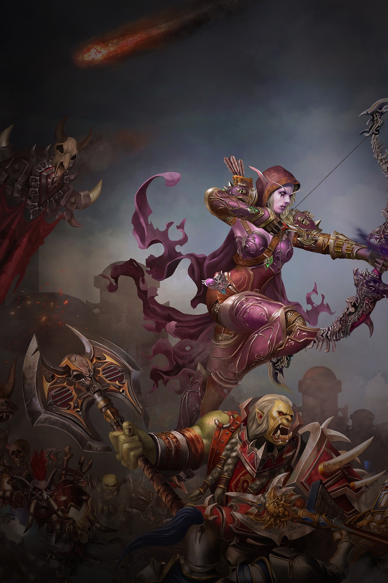 魔兽世界插画两张