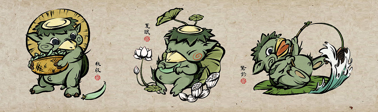 河童原画设计