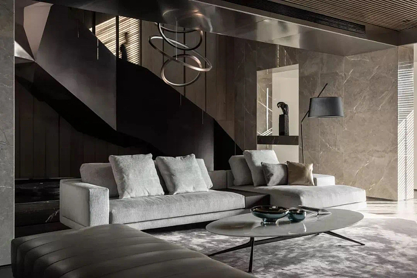 540㎡顶层复式,轻奢美宅!