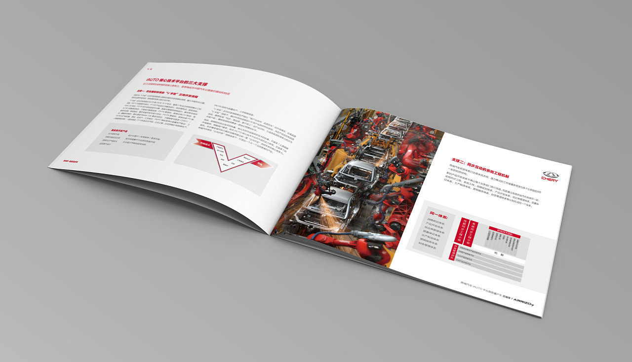 奇瑞汽车arrizo7横版画册