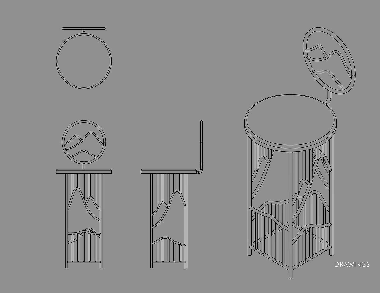 中国风 新中式家具系列（图ZMTg0MzA5MzY0） - 生活用品 - 站酷设计师镜reverse原创素材 - 站酷ZCOOL