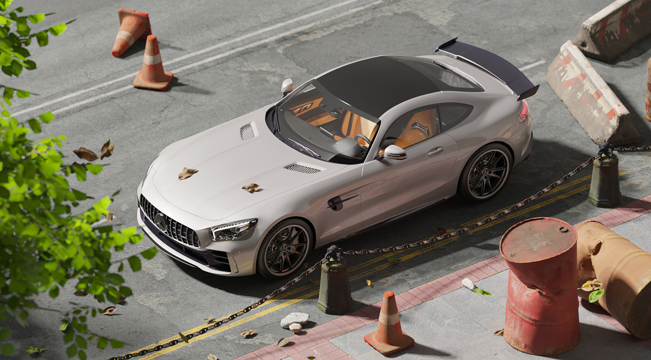 【keyshot】mercedes amg rendering 汽车渲染