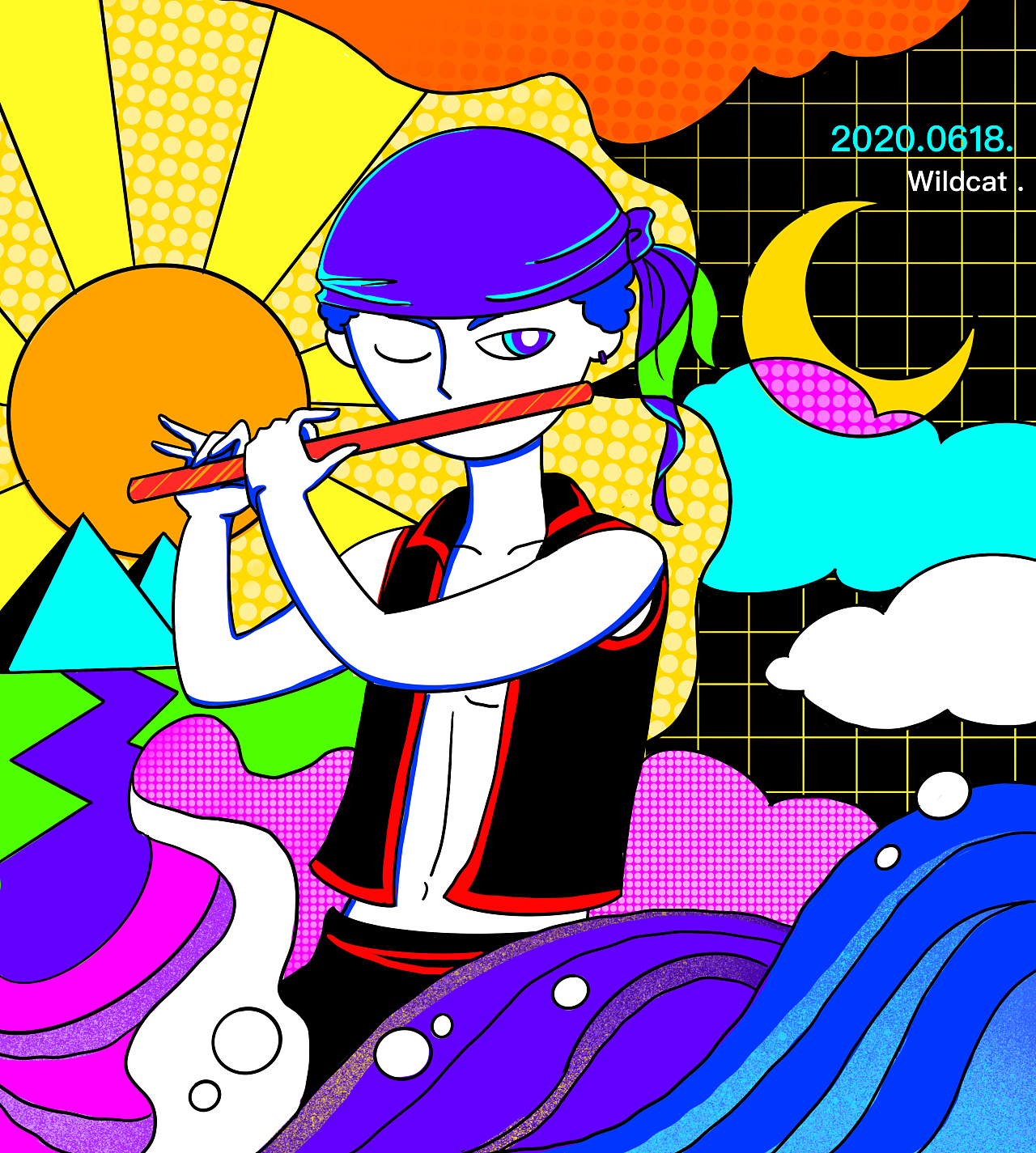 波普风名画转插画系列