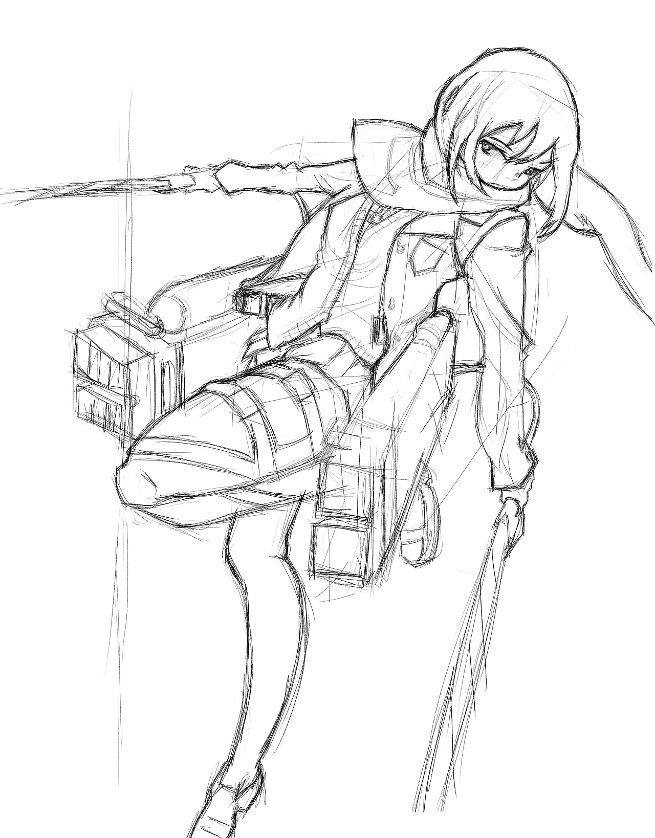 进击的巨人--三笠.