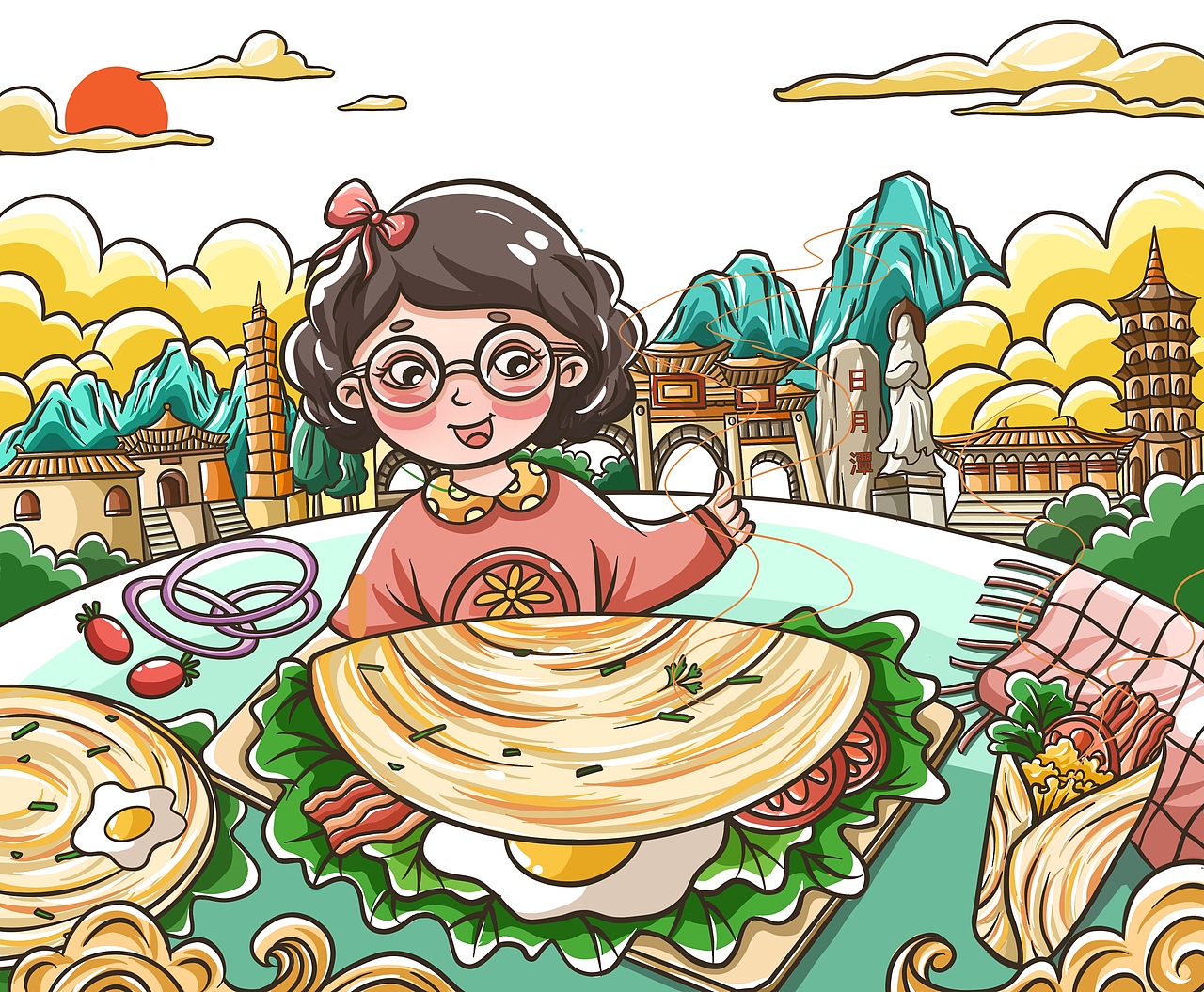 几款食物包装插画（图ZMjk2ODA2ODUy） - 商业插画 - 站酷设计师疯狂小猴子原创素材 - 站酷ZCOOL