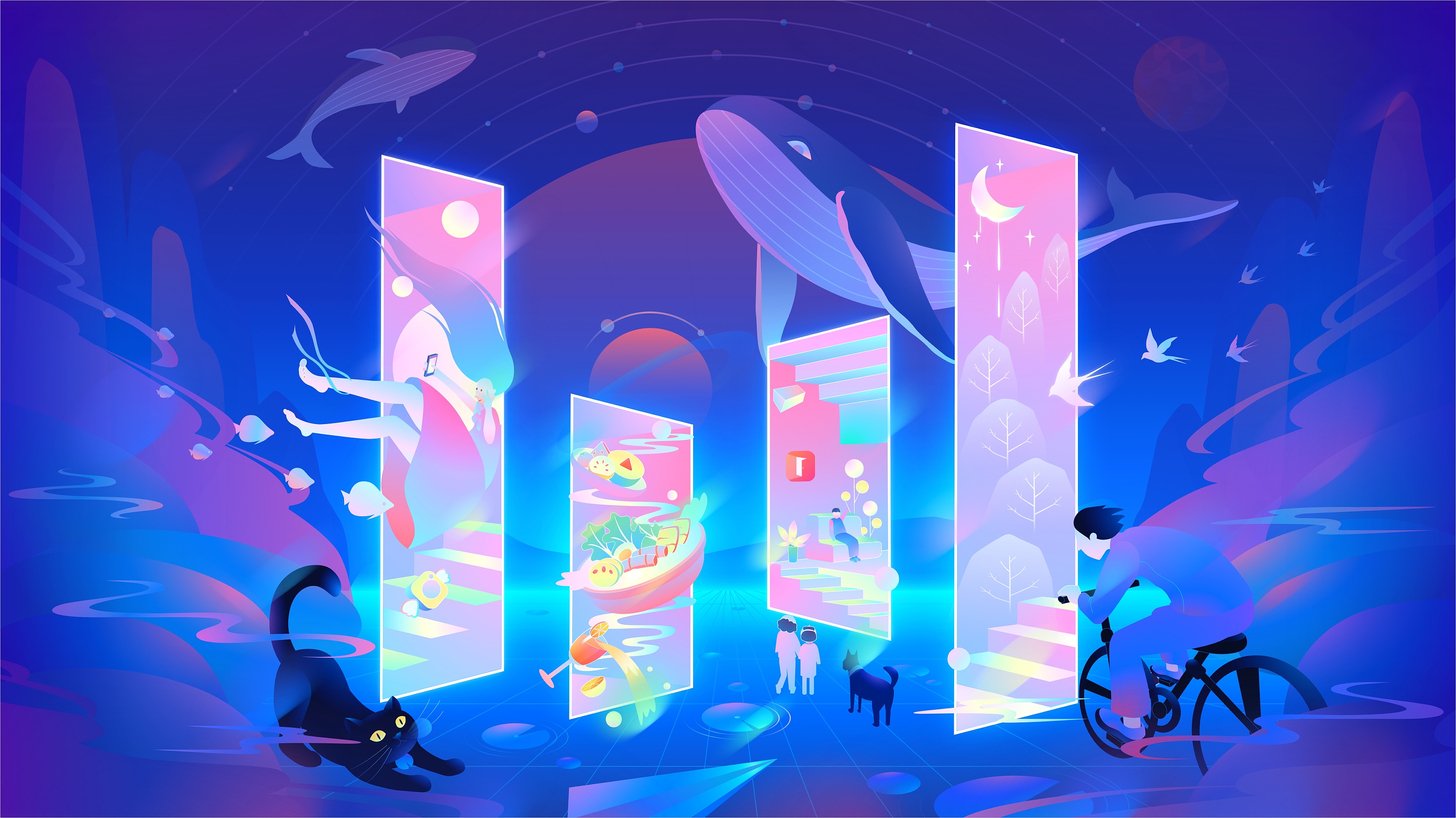 字节跳动-激发创造·丰富生活|平面|海报|小小_ling - 原创作品