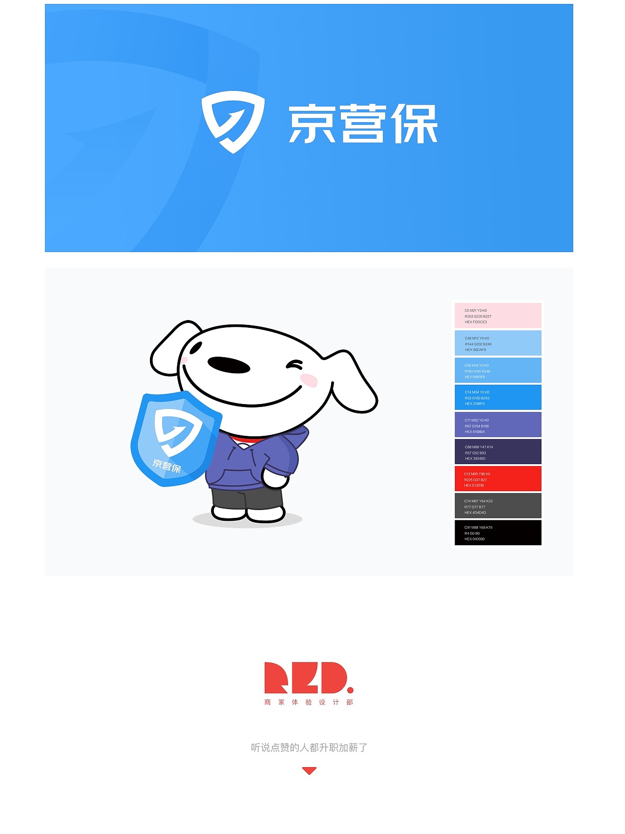 解锁logo设计技巧——京营保（图ZMjM2MTgyMjQw） - 品牌 - 站酷设计师京东RED原创素材 - 站酷ZCOOL