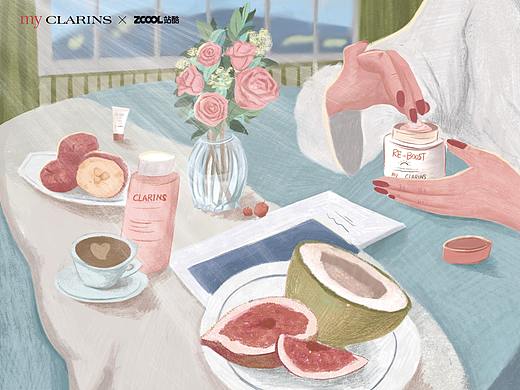 #my CLARINS寻找天然好食肌#《和肌肤一起用餐》