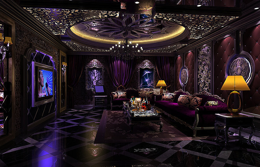 专业临沧ktv设计公司_菲尔ktv设计案例