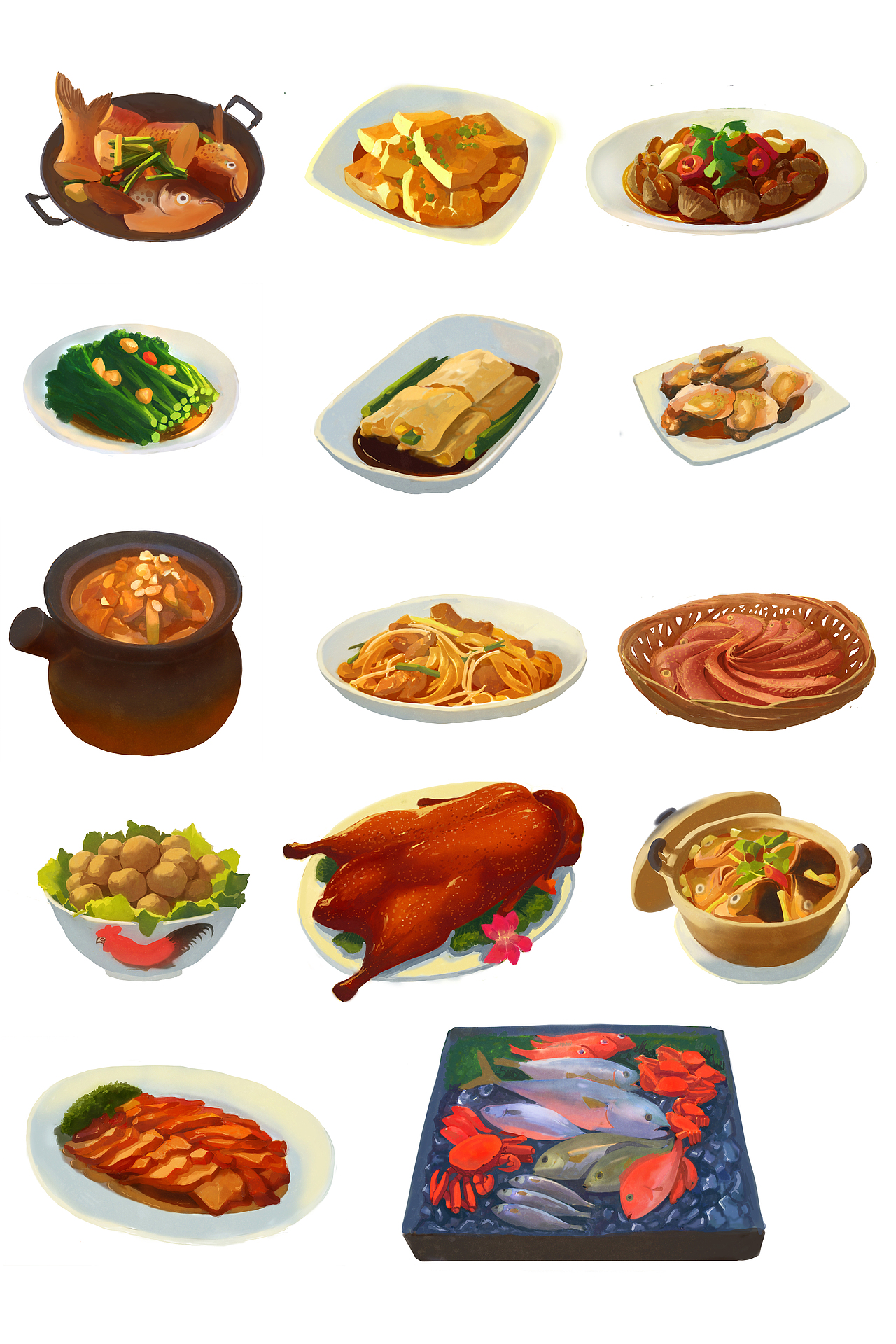 各种美食