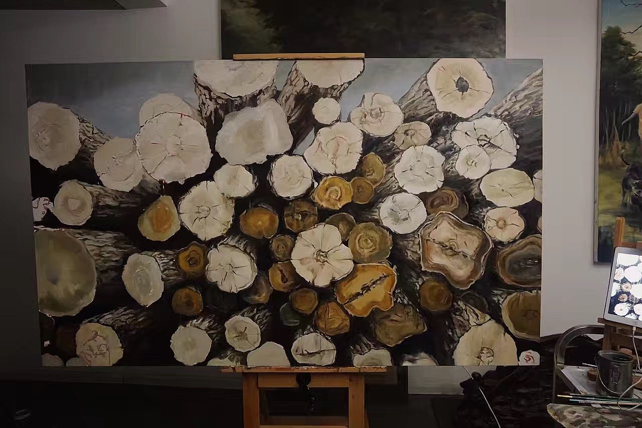 油画定制,订单一张