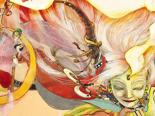 三星堆灵感插画创作