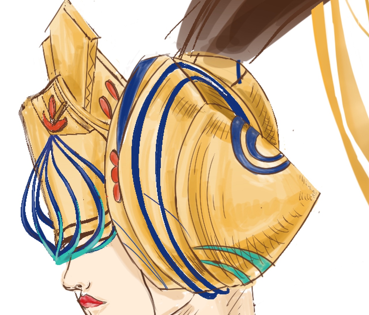 王者荣耀X敦煌文化 角色设计—女娲 守漠者