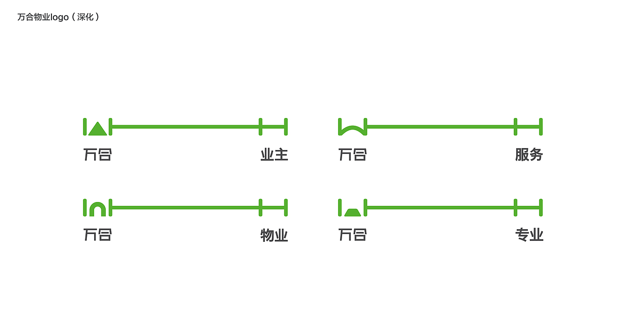 万合物业公司标志设计