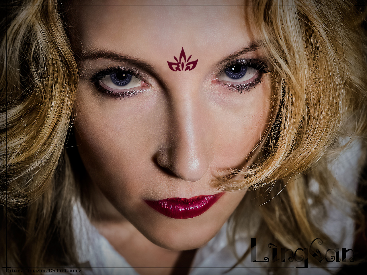 金发女神后期修图好莱坞大片