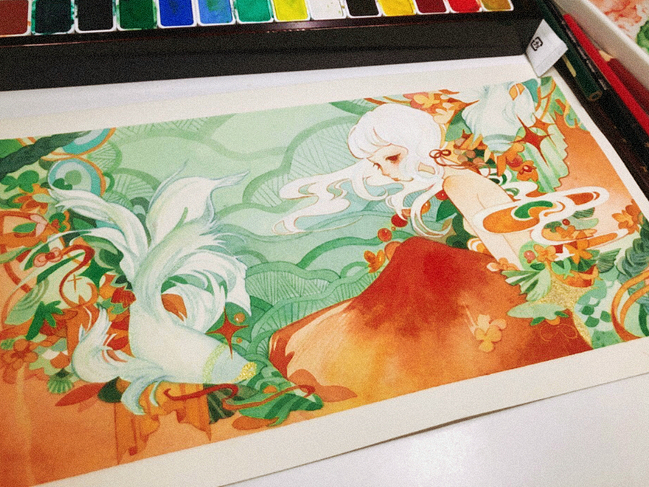 红绿（图ZMjg2MzUzMjIw） - 艺术插画 - 站酷设计师小鹬_yuunie原创素材 - 站酷ZCOOL