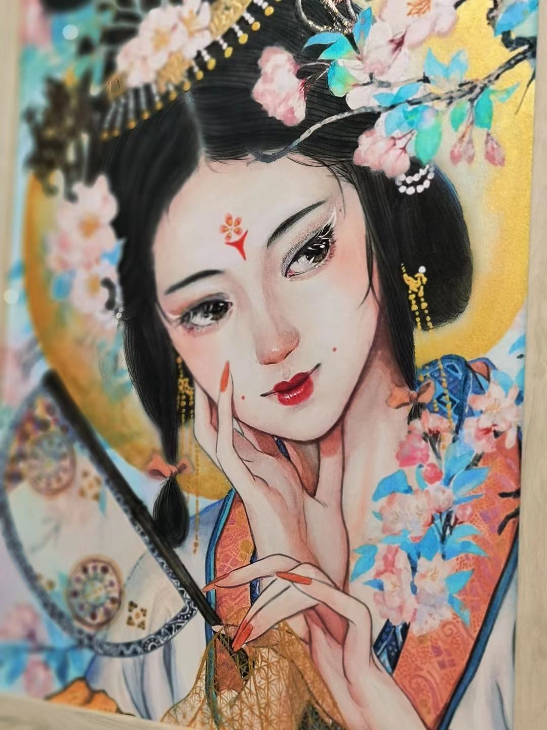《海棠·花神》—秦若兰～（图ZMzQ4ODY2NzMy） - 艺术插画 - 站酷设计师達人原创素材 - 站酷ZCOOL